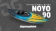 NEW Aquaglide Noyo 90 Inflatable Kayak 1 Person Touring Kayak with Cover  NOYO90