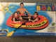 Intex Explorer 200 Inflatable 2 Person River Boat Raft Set with 2 Oars & Pump