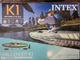 Intex Challenger K1 Inflatable Single Person Kayak Set Accessory Kit & Pump NIB