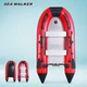 Seawalker Inflatable Fishing Boat,With Aluminum Floor 0.9mm PVC,4 colors, 5sizes