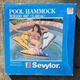Vintage SEVYLOR Pool Hammock Large 66" x 59&rdquo; Float PVC Heavy Guage Cup Holder