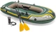INTEX Seahawk Inflatable Boat Series: Includes Boat Oars and High-Output Pump -
