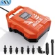GICLE Paddle Board Pump Electric Portable with 12V DC Car 8ins, Orange 
