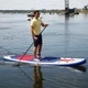 AQUA PRO 11FT  INFLATABLE STAND UP PADDLE BOARD DROP STITCH INC OVERSIZED BACKPA