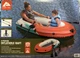 NEW Ozark Trail 2-Person Inflatable Raft Boat w/ Oars & Pump 77" x 40"  x 12.6"