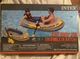 Intex Inflatable Explorer 200 Two-Person Boat with Oars and Pump Gray Color NEW