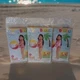 Three INTEX Large Beach Balls Multicolored Vinyl Inflatable Panel Ball 20"