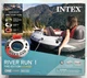 Intex River Run 1 Fire Edition 53" Inflatable Tube Lounge Float Red #56825EP
