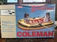 Coleman HEAVY DUTY INFLATABLE BOAT KIT with Oars 2 Person Boat NEW OLD STOCK