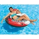 Intex Red River Run 1 Fire Edition Sport Lounge, Inflatable Water Float, 53" D