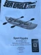 Sea Eagle 370 Deluxe Inflatable Sport Kayak Canoe w/ Paddles