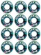 12Pack Intex River Rat 48inch Inflatable Tubes For LakePoolRiver 12 x 68209E