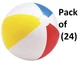 (24) pcs Intex  # 59020EP 20" Glossy Panel Multi Color Inflatable Beach Balls