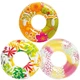 58263EP Intex Inflatable Tropical Flower Transparent Tube Raft (set of 3)