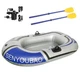 BESTHLS Inflatable Boat,Swimming Pool and Lake Inflatable Boat L boat + oar