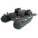 INTEX Big Catch Pro Inflatable Fishing Float Tube Set w/Oars, Pump & Rod Holders