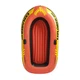 Intex Explorer 300 3 Person Yellow Inflatable Boat with Deluxe Oars and Patch
