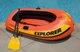 New Intex Explorer 200 Inflatable 2 Person Raft Boat Set w 2 Oars & Air Pump