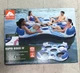 Ozark Trail Rapid Rider Inflatable Quadruple River Tube Floating, Blue & White
