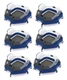 Intex River Run 1 Person Inflatable Tube Float for Lake, Pool, & River, 6 Pack