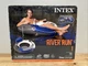 Intex River Run I Sport Lounge 53 inch Inflatable Water Float Blue/White -  New
