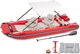 Sea Eagle FastCat12 Catamaran 2 Person Swivel Seat Canopy Pkg Inflatable Boat