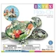 Intex Realistic Sea Turtle Inflatable Ride On Pool Float with Heavy Duty Handles