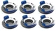 INTEX River Run I Inflatable Water Floating Tubes 6 Pack