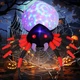 GOOSH 8 FT Width Halloween Inflatables Spider - Blow Up Yard Decorations with...
