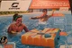 Cipton Floating Cornhole And Basketball Pong Set , Pool Game Set New 