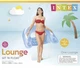 Intex Sit N Float Inflatable Lounge, 60" X 39", 1 Pack (Colors May Vary)