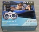 NEW Intex River Run 2 Lounge Two person Float cup holders Backrest Cooler Tubing