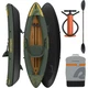 Retrospec Coaster Single & Tandem Inflatable Kayak for Adults, 220 & 440lb We...