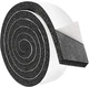 2 Rolls 2 Inch W 1/2 Inch T Weather Stripping Air Conditioner Open Cell Foam Sea