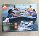 Ozark Trail Rapid Rider Inflatable Quadruple River Tube Floating, Blue & White
