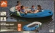 New Ozark Trail 4 Person Inflatable Raft Boat with 2 Oars & Pump up to 704 lbs