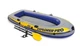Intex Inflatable Explorer Pro 400 Four-Person Boat with Oars and Pump