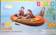 INTEX EXPLORER 200 INFLATABLE 2 Person River BOAT Raft Set W/ 2 Oars & Pump -New