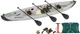 Sea Eagle Canoe TC16 Wood/Web Seats Electric Pump for 3 Pkg 16&rsquo; Inflatable