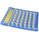 Swimline 36 Pocket Inflatable Dual Mattress, Blue/Yellow