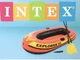 INTEX EXPLORER 200 INFLATABLE 2 Person River BOAT Raft Set W/ 2 Oars & Pump -New