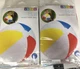 INTEX 20 Inch Huge Swim Pool Party BeachBall Glossy Classic Color Beach Ball x 2