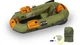 Sea Eagle Packfish 7 Deluxe Pkg Portable Inflatable Fishing Boat Raft