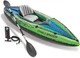 Intex Challenger K1 Kayak 1-Person Inflatable Set with Aluminum Oars 