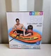Explorer 100 1 Person Youth Lake Inflatable Raft Row Boat Great for Float Trips