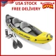 68307EP Explorer K2 Inflatable Kayak Set: Includes Deluxe 86In Aluminum Oars and