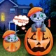 Joiedomi 5 FT Halloween Inflatables Outdoor Decorations, Multicolor 