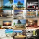 Photo Wallpaper Wall Mural Decoration Picture Peel&stick/fleece Sea Tropical