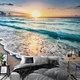 BEACH SEA Photo Wallpaper Non-woven (fleece)/Self-adhesive Foil c-B-0552-a-a