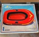 Vintage 1998 The Wet Set Inflatable Two Person Boat Explorer 200 By Intex 78x46"